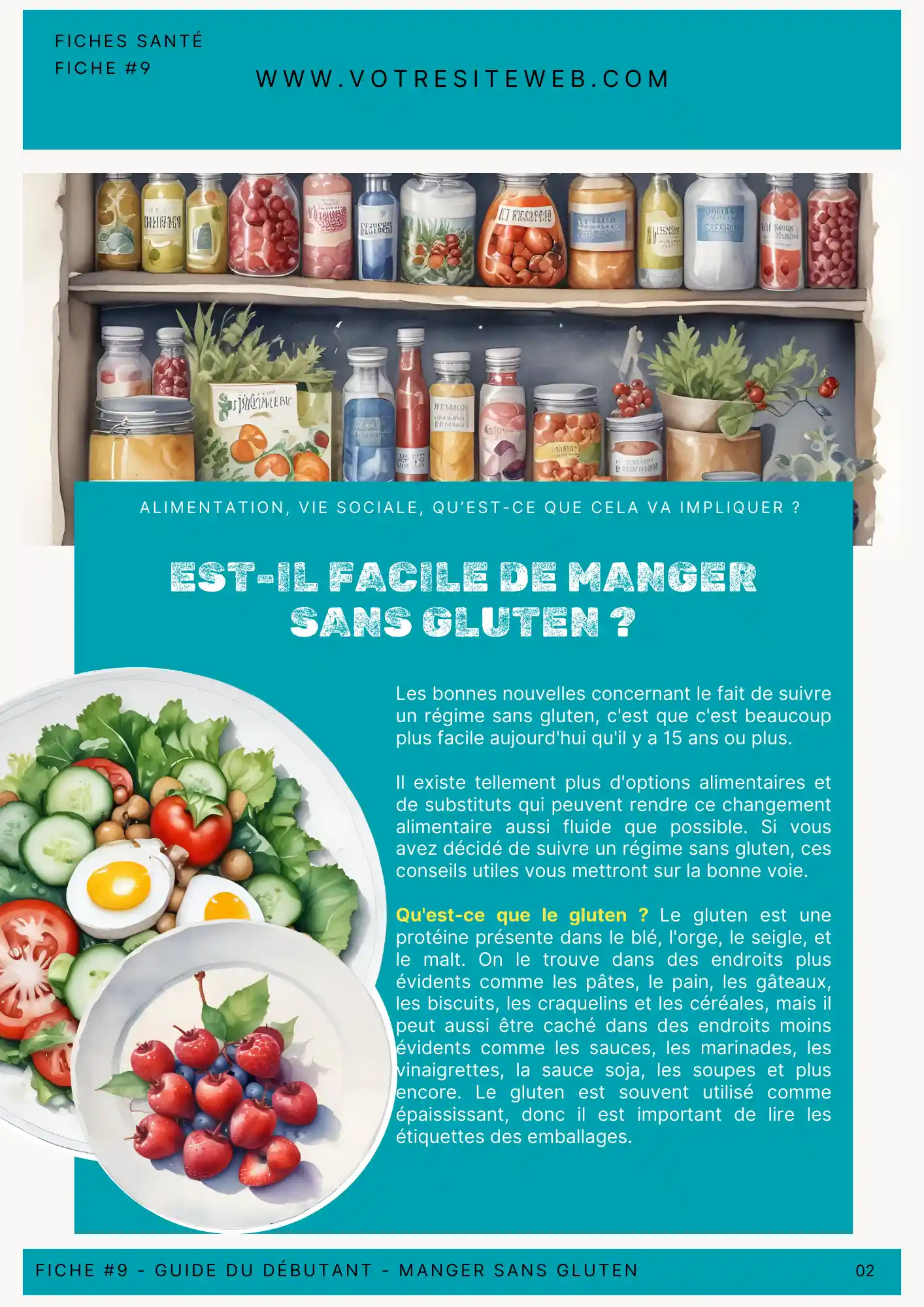 Fiche sans gluten 1